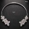Elegant Flower Crystal Necklace - Velvet Haven