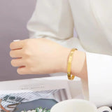 Elegant Crystal Bangles