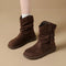 Hallie | Vintage-Inspired Suede Ankle Boots - Velvet Haven