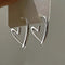 Elegant Heart-Shaped Rose Gold Earrings - Velvet Haven