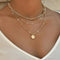 Elegant Gold and Silver Plated Necklace - Velvet Haven