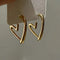 Elegant Heart-Shaped Rose Gold Earrings - Velvet Haven