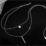 Double Layer Sterling Necklace