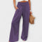 Thearya | Casual Wide Trousers - Velvet Haven