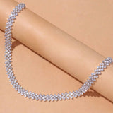 Elegant Rhinestone Collar Necklace