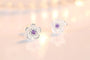 Zircon Flower Stud Earrings - Velvet Haven