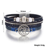 Tree of Life Rhinestone Bracelet