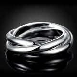 Romantic Sterling Silver Charm Ring