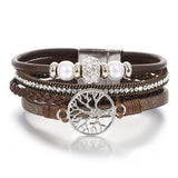 Tree of Life Rhinestone Bracelet