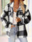 Martine | Stylish Plaid Fleece Jacket - Velvet Haven