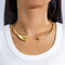 Golden Waterdrop Choker Necklace - Velvet Haven