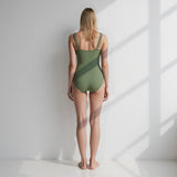Serena | Sculpting Mesh V-Neck Swimsuit