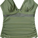 Serena | Sculpting Mesh V-Neck Swimsuit
