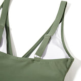 Serena | Sculpting Mesh V-Neck Swimsuit