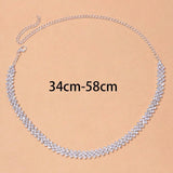 Elegant Rhinestone Collar Necklace