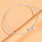 Crystal Heart Choker Necklace - Velvet Haven