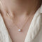 Gold Plated Zircon Necklace - Velvet Haven