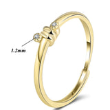 Elegant Tiny Crystal Ring