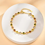 Shining Rainbow Charm Bracelet