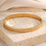 Elegant Minimalist Gold Bangles