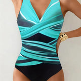 Annelies | Tummy Control Swimsuit with Wrap V-Neckline