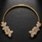 Elegant Flower Crystal Necklace - Velvet Haven