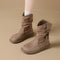 Hallie | Vintage-Inspired Suede Ankle Boots - Velvet Haven