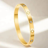 Elegant Crystal Bangles