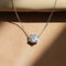 Elegant Crystal Solitaire Necklace - Velvet Haven