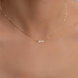 Golden Forever Love Necklace