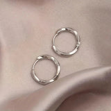 Minimalist Geometric Hanging Earrings
