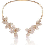 Elegant Flower Crystal Necklace