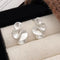 Sterling Silver 18K Gold Flower Stud Earrings - Velvet Haven
