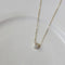 Gold Plated Zircon Necklace - Velvet Haven