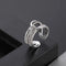Golden Double Band Chain Ring - Velvet Haven