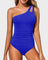 Demi | Flattering One-Shoulder Swimsuit - Velvet Haven