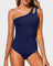 Demi | Flattering One-Shoulder Swimsuit - Velvet Haven