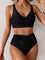 Jasmijn | High-Waisted Twist-Detail Bikini Set - Velvet Haven