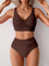 Jasmijn | High-Waisted Twist-Detail Bikini Set - Velvet Haven