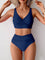 Jasmijn | High-Waisted Twist-Detail Bikini Set - Velvet Haven