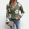 Angeline | Elegant Floral Print Jumper - Velvet Haven