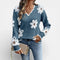Angeline | Elegant Floral Print Jumper - Velvet Haven
