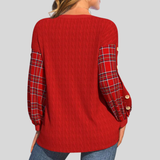Ida | Knit With Checked Sleeves