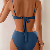 Manon | Tummy Control Bikini Set with Gold Detail