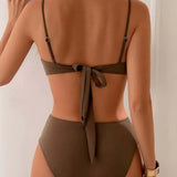 Manon | Tummy Control Bikini Set with Gold Detail