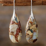 Chic Oval Stone Earrings