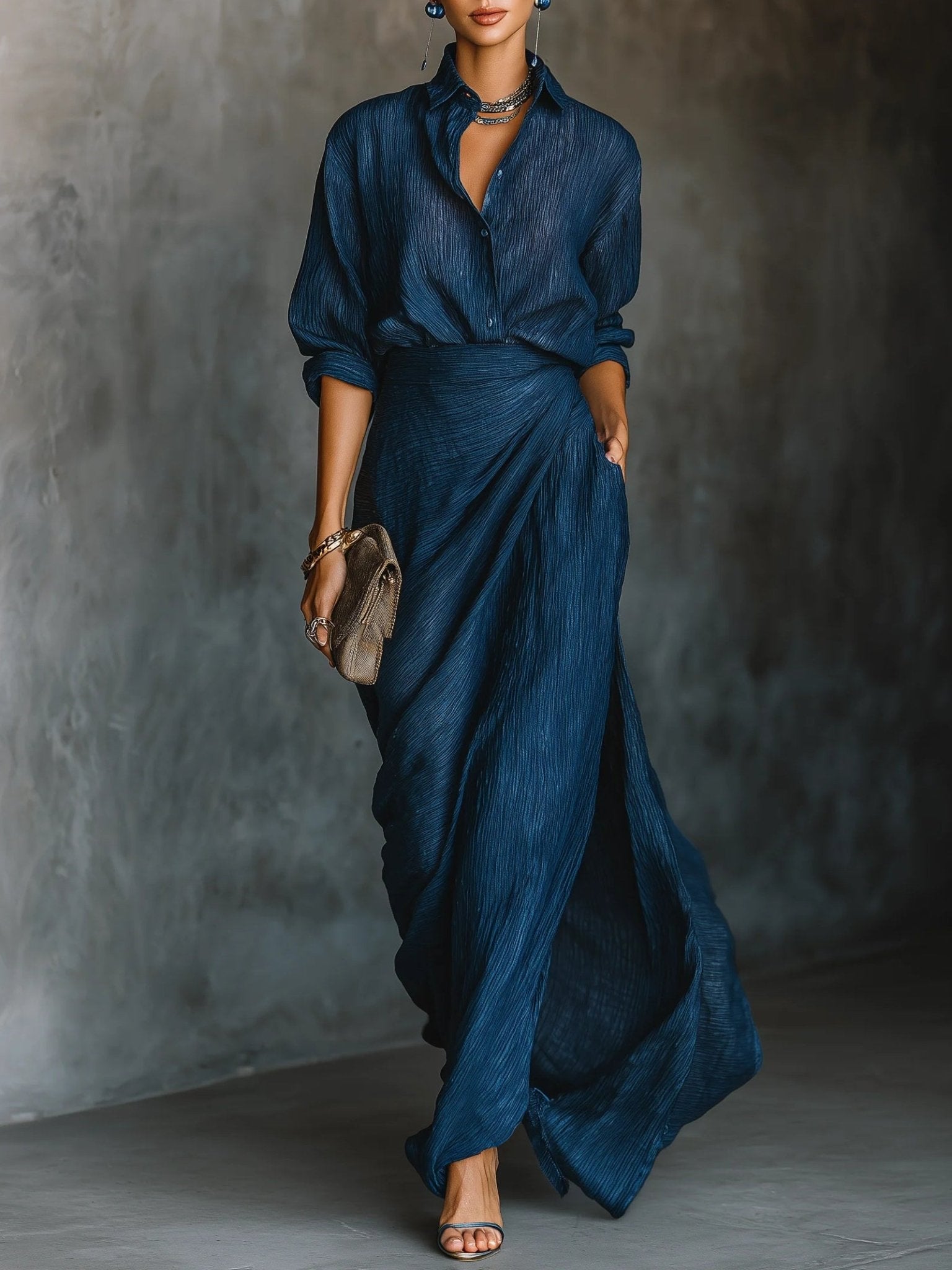 Lily | Elegant Long Skirt - Velvet Haven