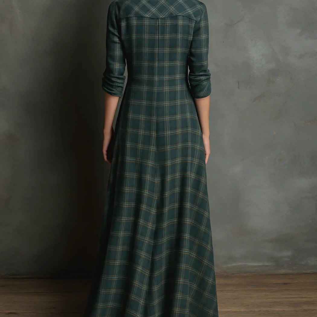 Grace | Single-Breasted Maxi Dress - Velvet Haven