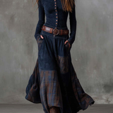 Anna | Suede Maxi Dress