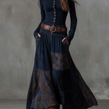Anna | Suede Maxi Dress